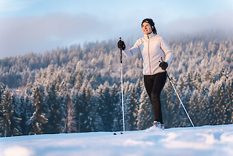 Langlaufen direkt ab Hof beim Bauernhofurlaub
